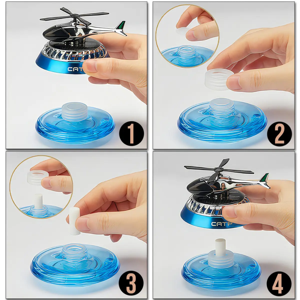 Диффузор эфирных масел Вертолет J2 ароматизатор для автомобиля (Синий) Винница - изображение 6