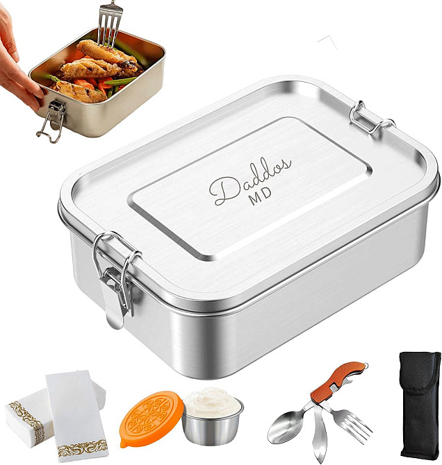 Ланч-бокс контейнер для їжі з нержавіючої сталі Daddos MD Луцк - изображение 1
