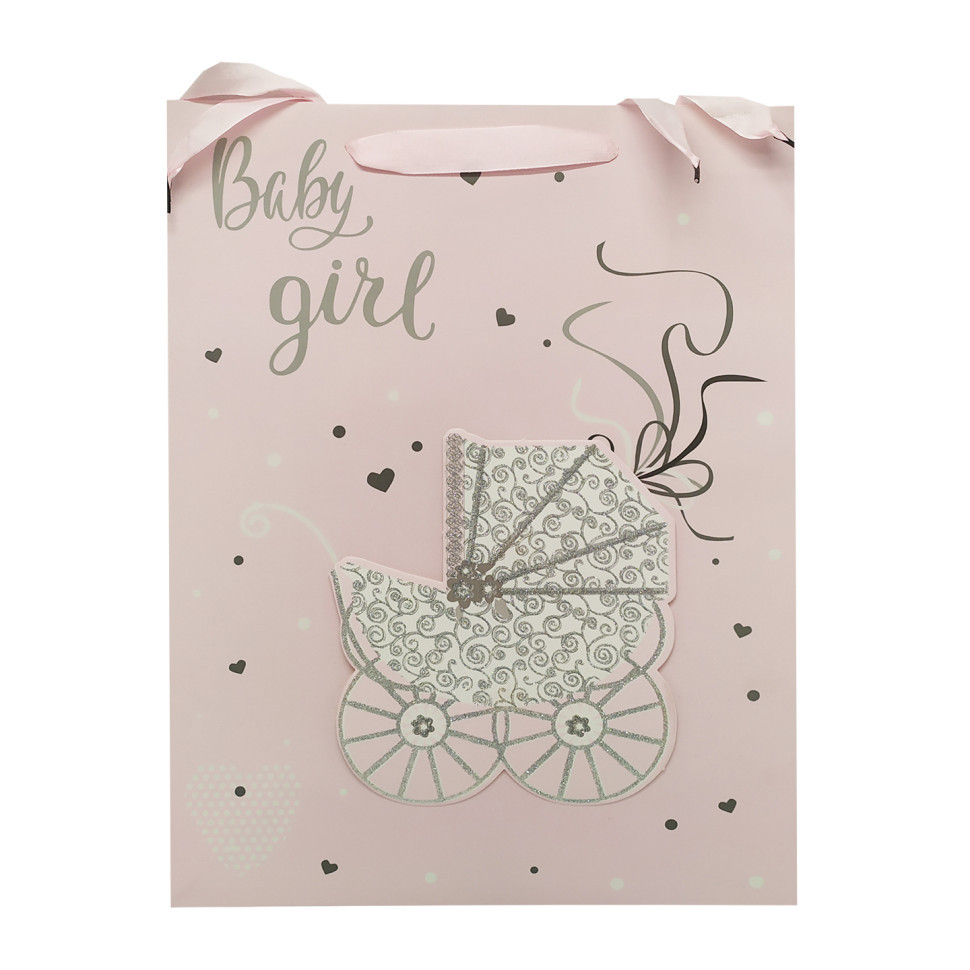 Подарунковий пакет 2369L, 40 х 30 х 0,1 Рожевий Вінниця - фото 1