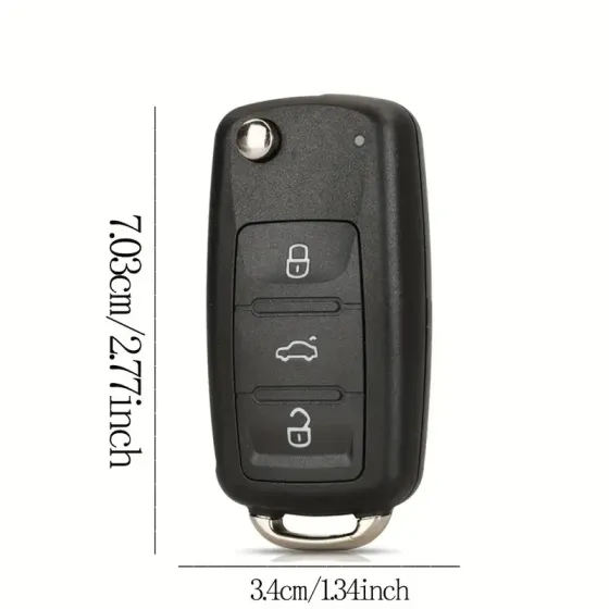 Ключ зажигания с чипом для Volkswagen, Seat, Skoda Киев