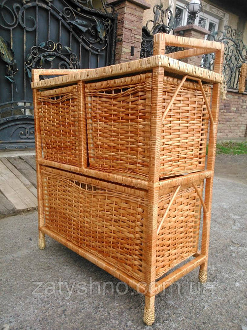 Комод из лозы большой для одежды Киев - изображение 3
