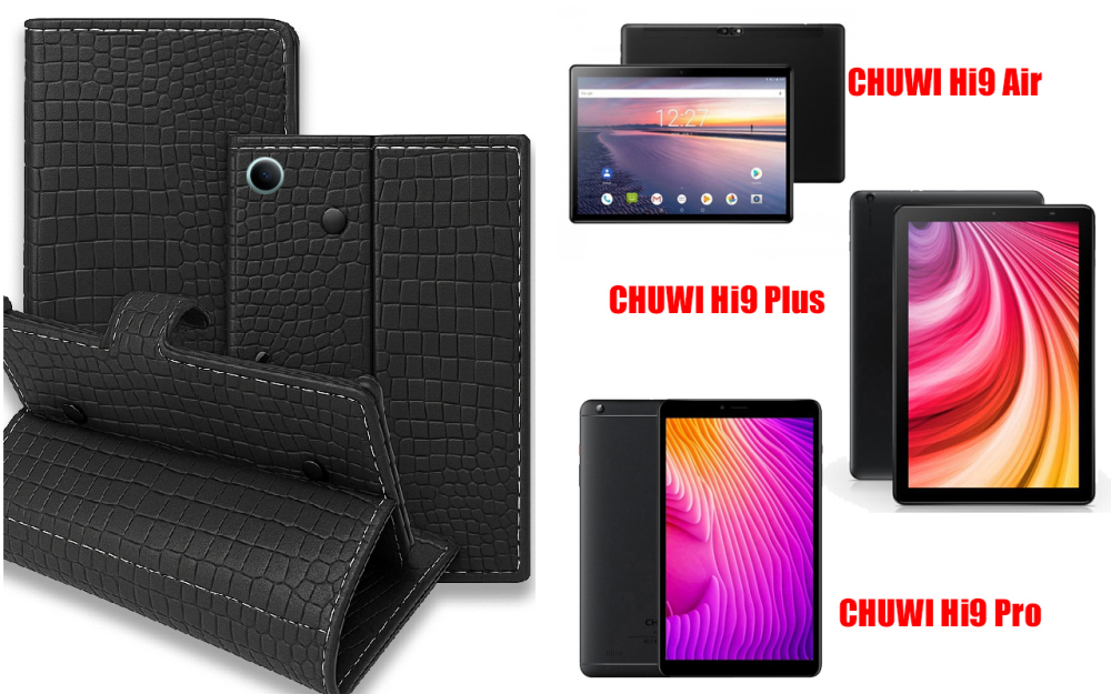 Книга-трансформер для планшета Chuwi Hi10 Go, Hi10 Plus, Hi10 Pro, цвет Black Krokodil Black Киев - изображение 1