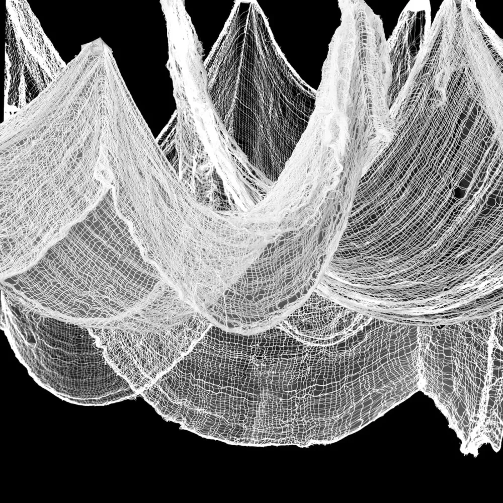 Тканина на Хелловін 1 штука 180 на 80 см білий Київ - фото 1