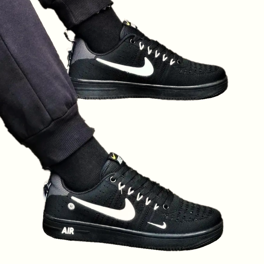 Кросівки Nike Чорні Чоловічі Форси Найк (розміри: 40,41,42,43) Дніпро - фото 1