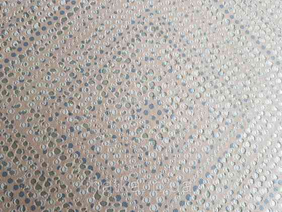 Шпалери вінілові на флізелін Marburg 82165 Giulia геометрія ромб квадрат смуги точки коричневі сірі срібло Київ