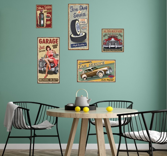 Виниловая наклейка настенная Ретро Киев - изображение 2