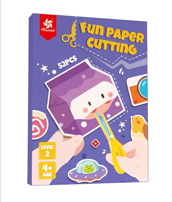 Альбом-книга для аплікації з шаблонами для вирізання з паперу для розвитку дрібної моторики рук. Рівень 2 Кам'янець-Подільський - фото 2