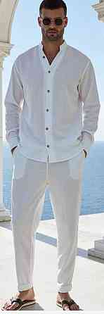 Опт і трояндниця! Лляний літній чоловічий костюм є кольори. Київ