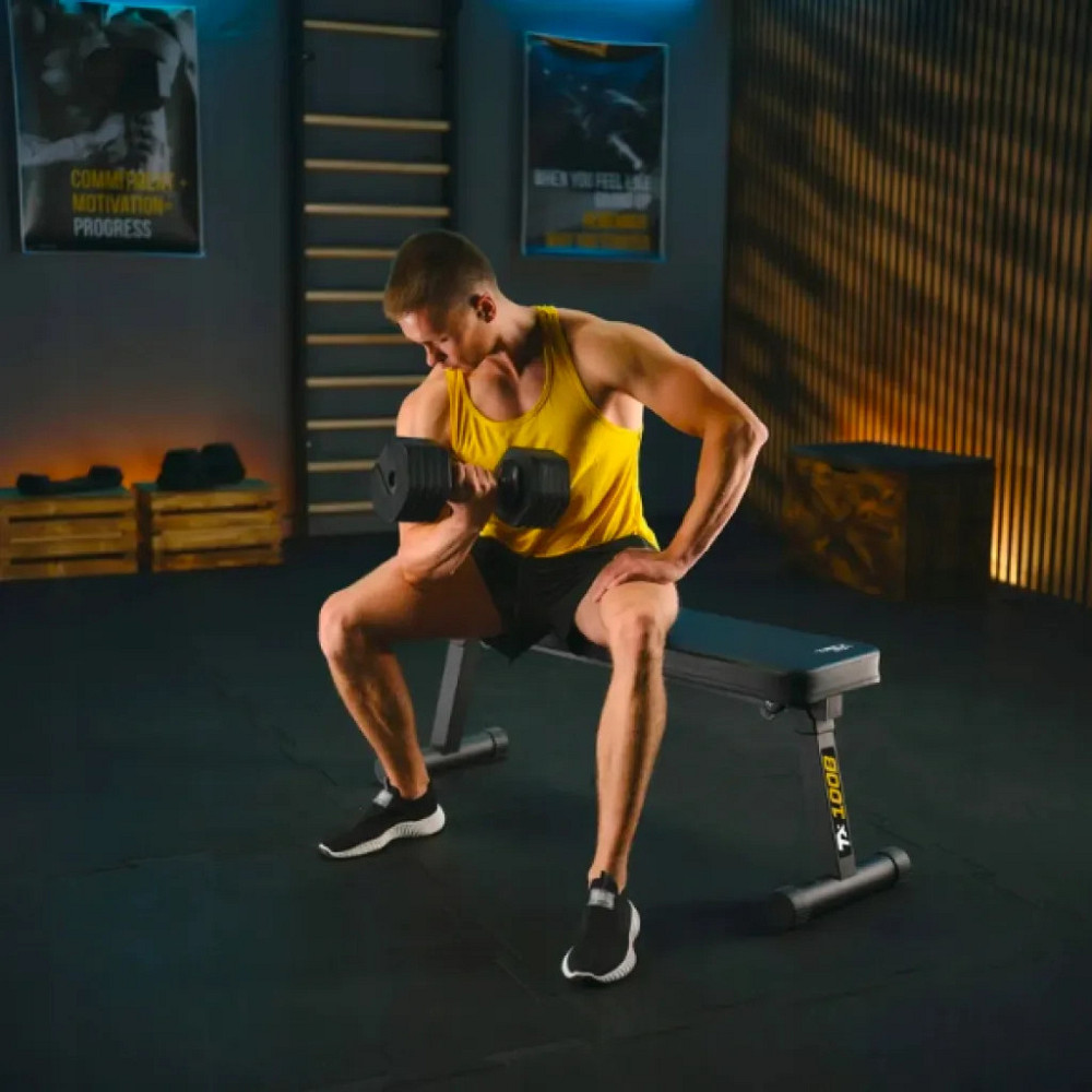 Тренировочная скамья для дома и спортзала универсальная раскладная Спортивная скамья для тренировок Trex Sport Киев - изображение 8