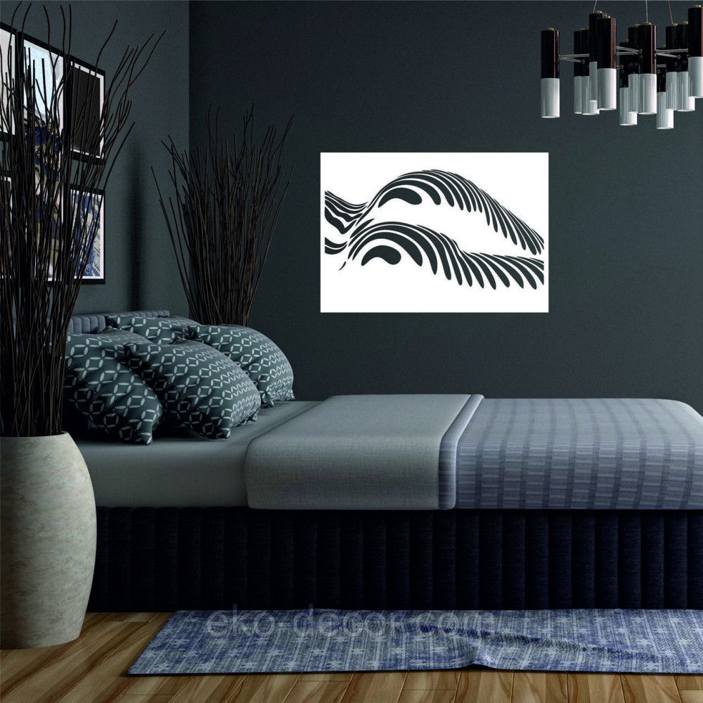 Декоративне настінне Панно  «Дівчина» , Декор на стіну 110*77 см, Білий Київ - фото 2