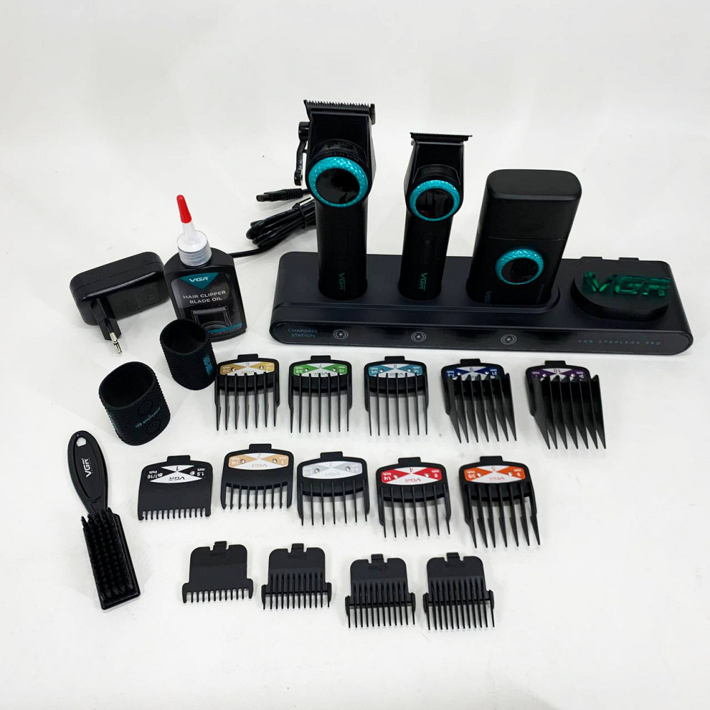 Стильна машинка для стрижки VGR, Бездротовий тример для стрижки волосся Машинка підстригання BJ-88 Івано-Франківськ - фото 6