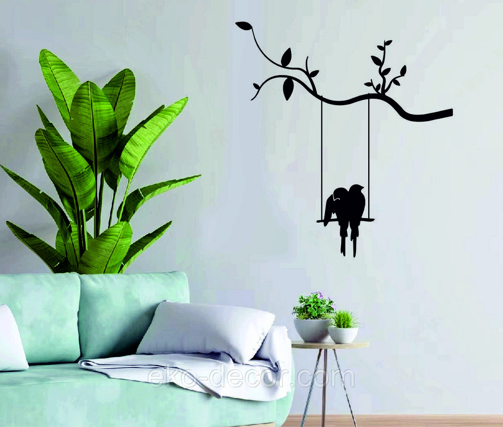 Декоративное настенное Панно «Птички на качеле», Декор на стену Киев - изображение 5