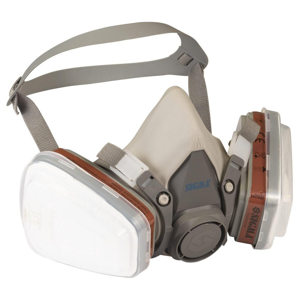 Полумаска Defender Pro с фильтрами А1 SIGMA (9417491) Киев - изображение 3