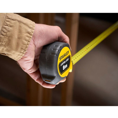Рулетка Stanley CONTROL-LOCK, 8мх25мм, в прорезиненном корпусе,с двухсторонней шкалой (STHT37232-0) Винница - изображение 7