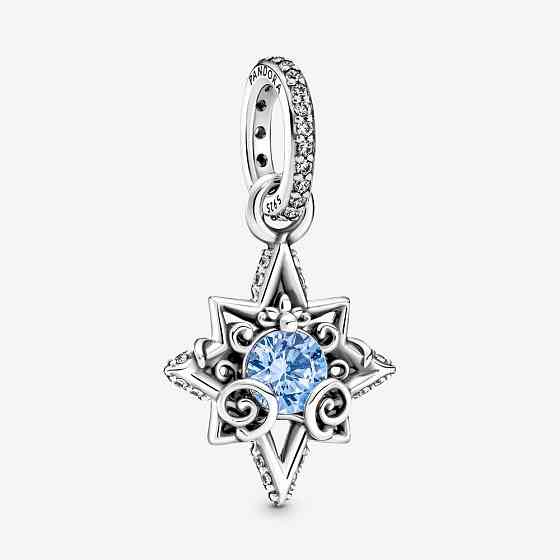Серебряный шарм Пандора Disney Cinderella Blue Star PendantMasterSem Киев