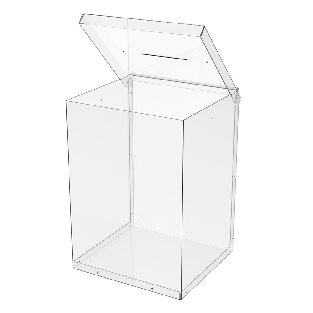 Ящик EKOSTAR без замка для пожертвований и сбора денег 215x200x300. Объем 13 литров Киев - изображение 5