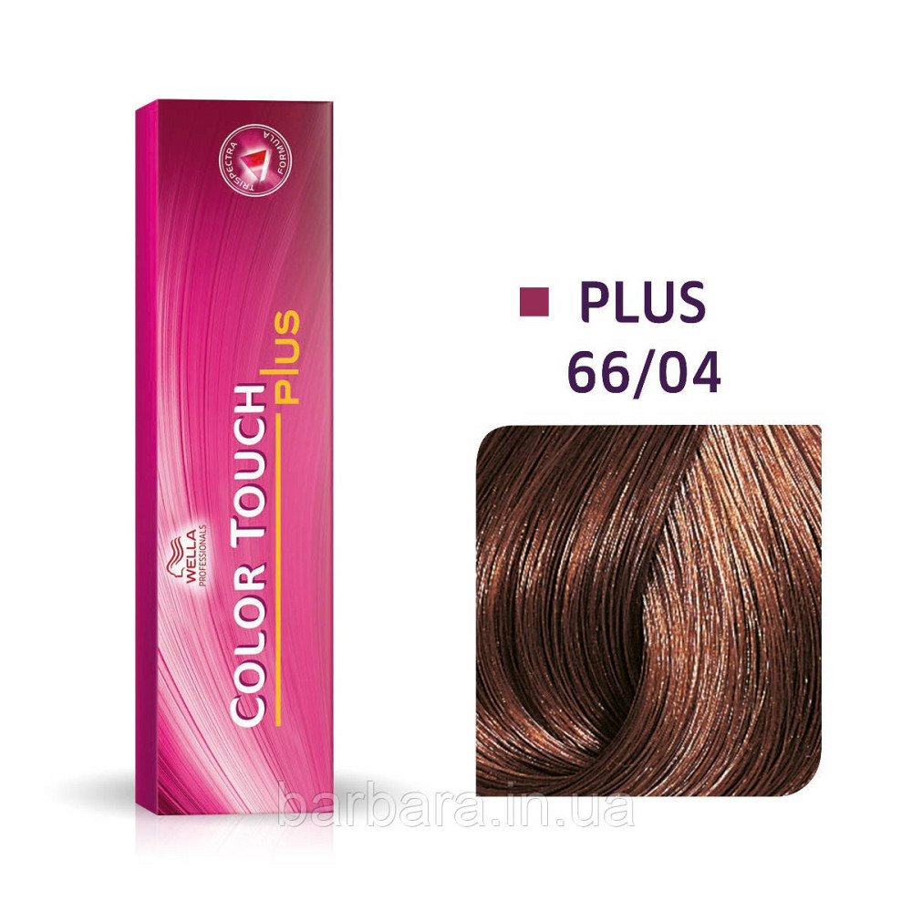 Краска Колортач Плюс Wella Color Touch Plus для волосся (всі тона +2025) 66/04 коньяк Киев - изображение 1