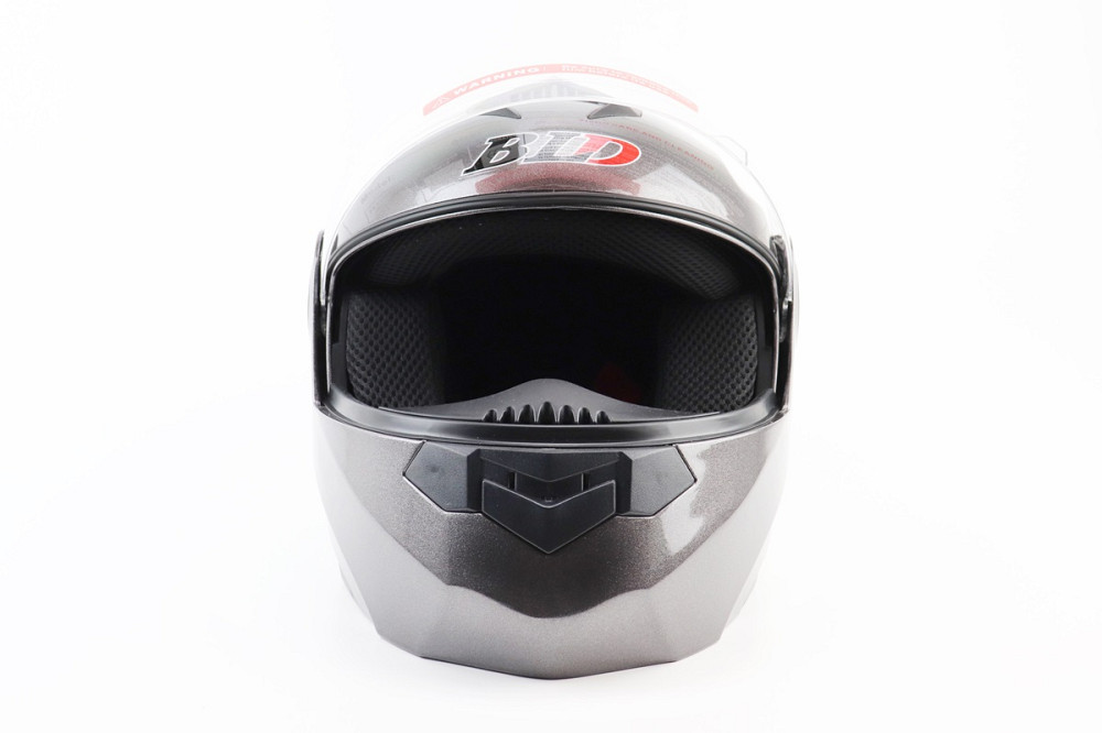 Шолом модуляр, закритий з відкидним підборіддям+відкидні окуляри BLD-159 S (55-56см), СІРИЙ глянець Київ - фото 7