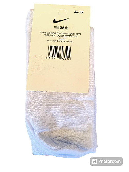 Шкарпетки чоловічі білі високі Nike Stay Cool Київ - фото 3