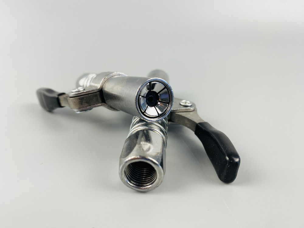 Головка для змащування насадка (одна ручка) швидкознімна на мастильний шприц, пряма маслянка Мукачево - фото 5