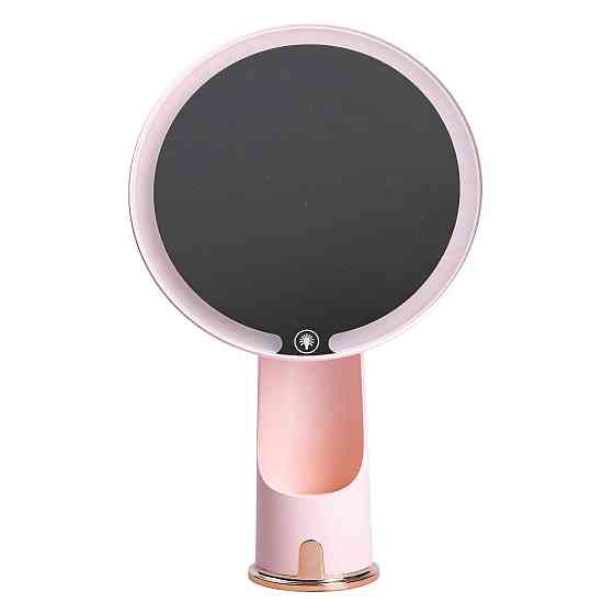 Yiwu Дзеркало косметичне 18,5х10х29 см з підсвічуванням Рожеве HP-10-1AP Коломыя