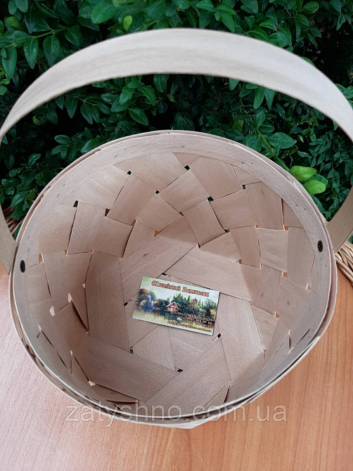 Корзина из шпона плетеная Киев - изображение 8