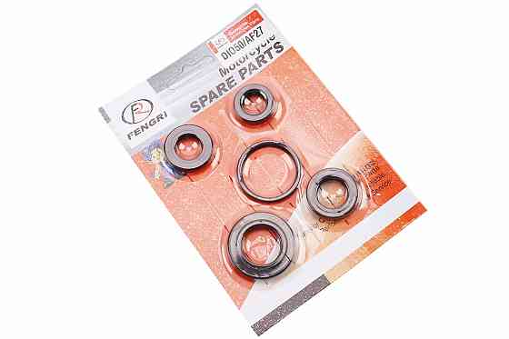 Сальники к-кт 5шт (15x25x7; 17x30x7; 20x31x7; 25x40x7; 34x39x4) двигуна, Honda DIO, від 10шт -15% Київ