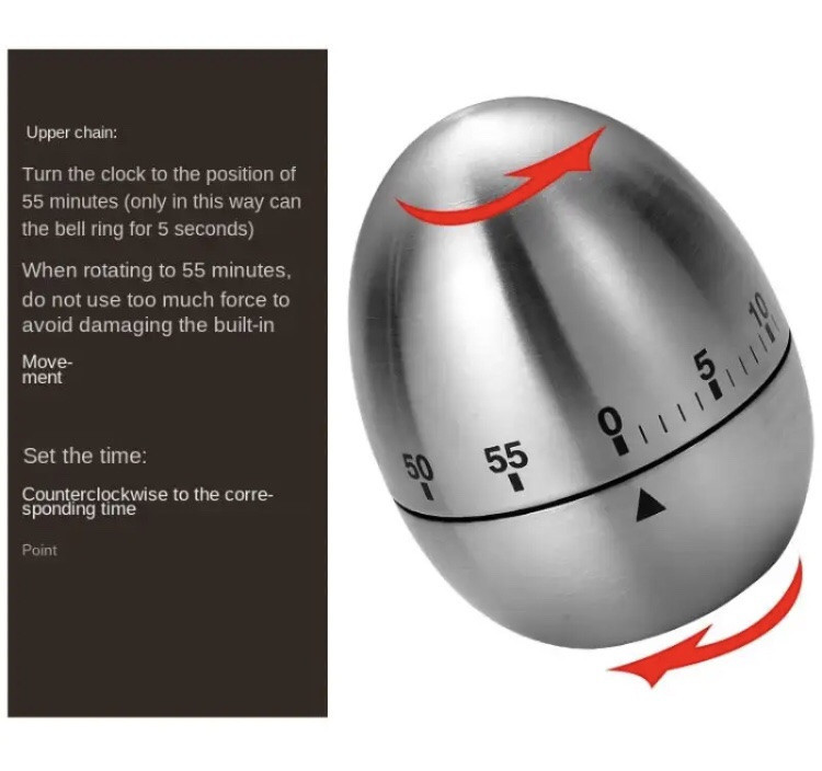 Кухонный механический таймер обратного отсчета 