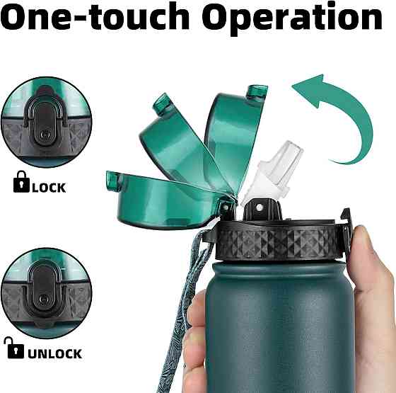 Пляшка для води Oldley з нержавіючої сталі 1л Луцк