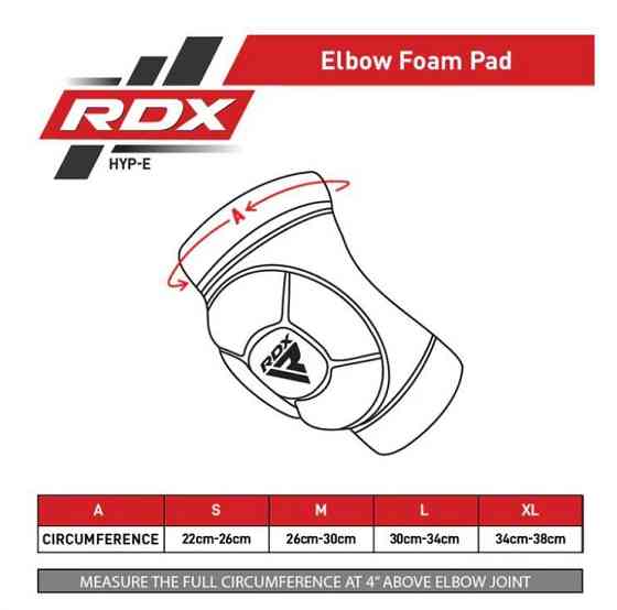 Налокотники RDX K5 Black/White S Киев