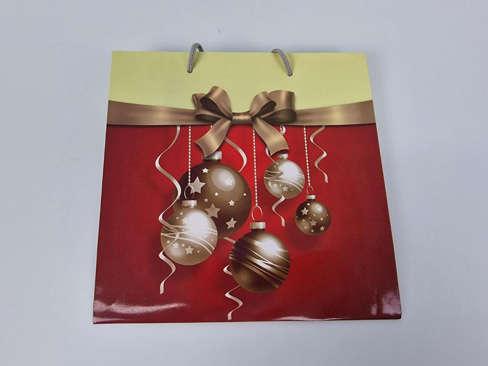 Пакети паперові подарункові, новорічні Квадрат 23*24*10 — 32 (12 шт.) Харків - фото 2