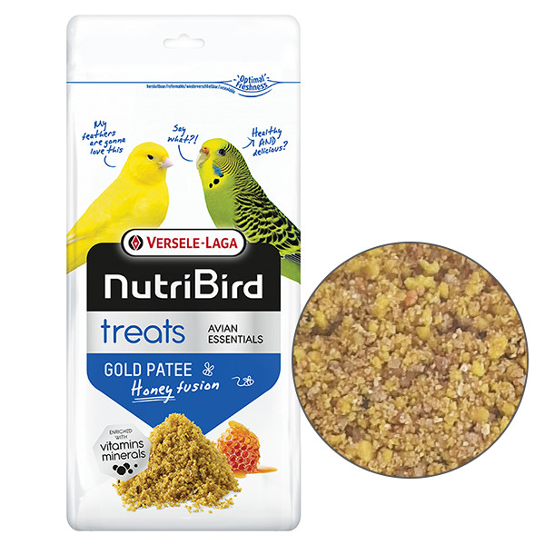 Versele-Laga NutriBird Gold Patee Honey Fusion НУТРІБЕРД ГОЛД ПАТІ ХАНІ ФЬЮЖН яєчний корм з медом для птахів Київ - фото 4
