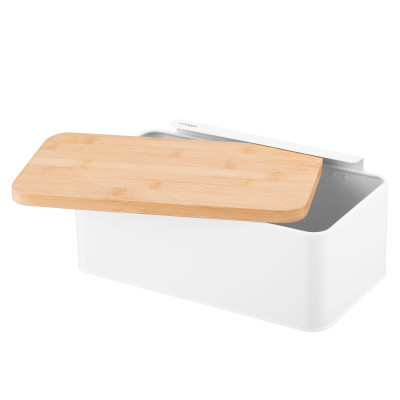 Хлібниця Ardesto Midori 33х13х18см, метал, бамбук, білий (AR0914WB) Вінниця - фото 11