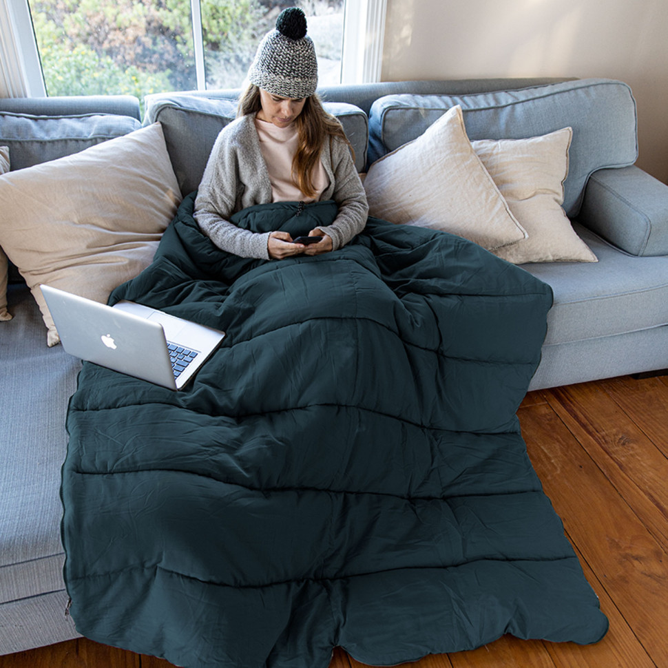 Спальный мешок Naturehike F150 NH22MSD05, правый, темно-голубой Ровно - изображение 5