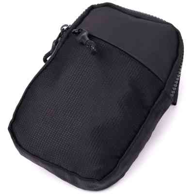 Сумка Vintage Слінг для подорожей з текстилю Чорна (22866) Вінниця