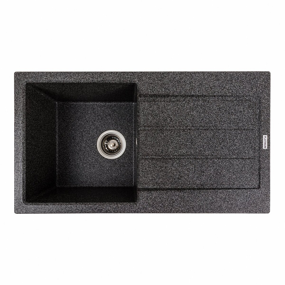 VALESO Гранітна мийка для кухні VALESO SOLID 7843 матова Графіт Коломия - фото 11