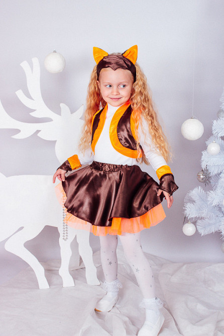 Новорічний костюм "Білочка" топ Київ - фото 1