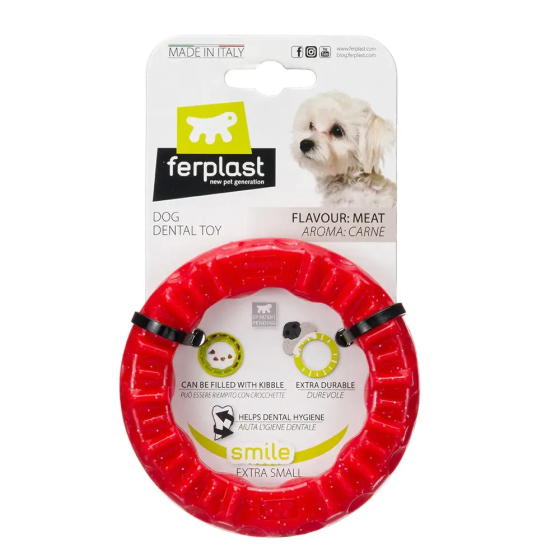 Жевательная игрушка для собак с кристаллами бикарбоната Ferplast Smile (Ферпласт Смайл) Запорожье