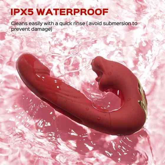 Вібратор 3в1 Pretty Love Night Lover 19 режимів фіолетовий Вінниця