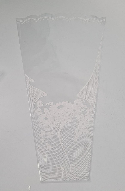 Упаковка конус под цветы h60/13низ/37верх(100 шт) узор 169 (3) (100 шт) Харьков - изображение 1