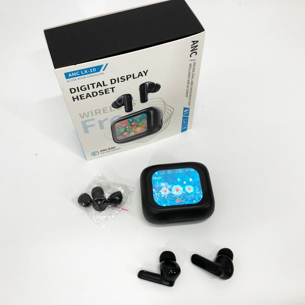 Навушники з вбудованим мікрофоном bluetooth LX-10, Блютуз гарнітури, Сенсорні навушники UP-14 Львів - фото 14