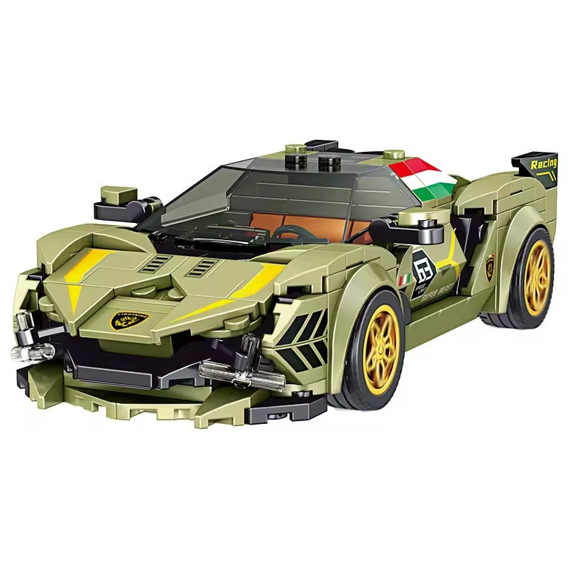 Конструктор суперкар Lamborghini на 333 деталі, зелений Кам'янець-Подільський - фото 2