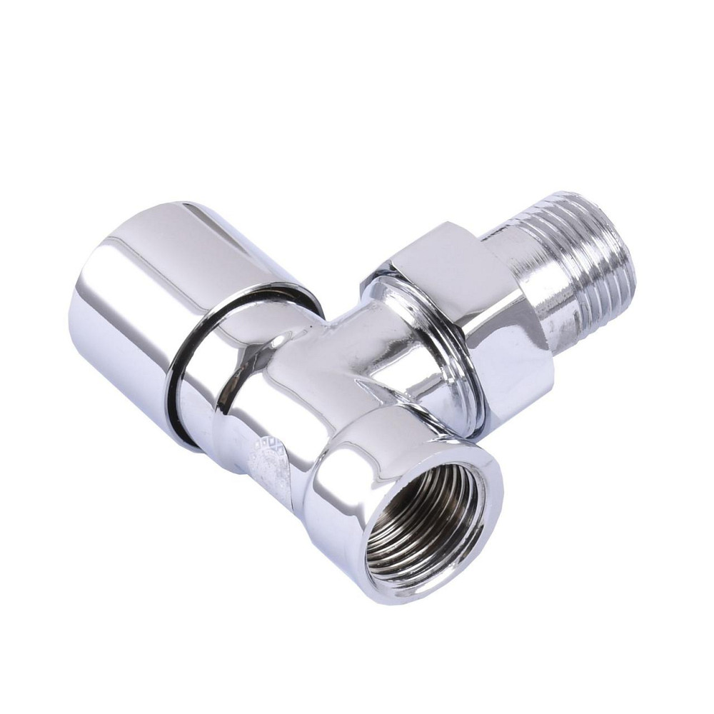 Кран вентильный угловой с американкой SOLOMON 1/2″ CHROM 1844 п/ключ Киев - изображение 5