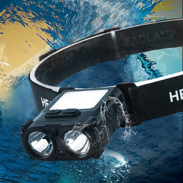 Ліхтар акумуляторний для риболовлі SH-T808-2XPE-20SMD-white/red, Потужний ліхтар VA-821 для риболовлі Київ - фото 10