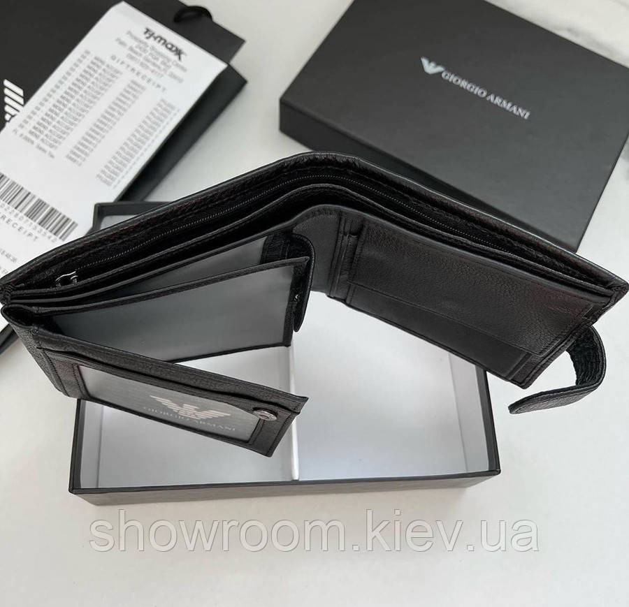 Чоловічий подарунковий набір портмоне та ремінь Armani (113) Київ - фото 5
