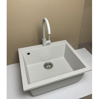 Мойка кухонная Adamant Univer Old stone + змішувач + дозатор + ополіскувач склянок + колан (4824296106610) Винница - изображение 7