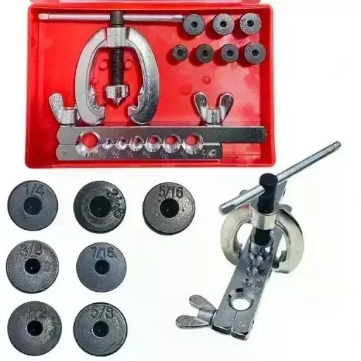 Набір інструментів для розвальцьовування трубок 11 предметів універсальний набір для обтискання трубок автомобіля в кейсі S10591 Львів - фото 3