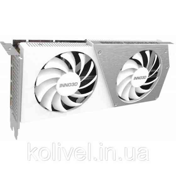 GeForce RTX4060 Ti Inno3D TWIN X2 OC WHITE, 16GB GDDR6, 128bit, PCI Express 4.0 X8 (N406T2-16D6X-178055W) Киев