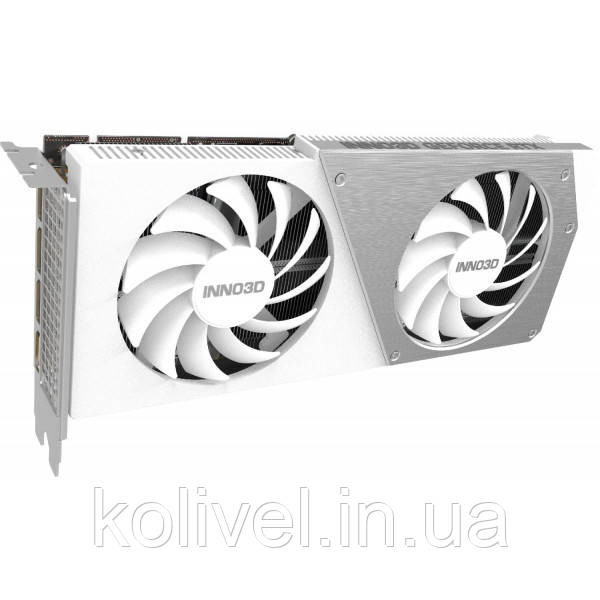 GeForce RTX4060 Ti Inno3D TWIN X2 OC WHITE, 16GB GDDR6, 128bit, PCI Express 4.0 X8 (N406T2-16D6X-178055W) Київ - фото 1