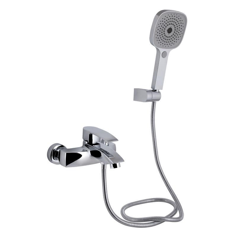 Смеситель для ванны c душевым гарнитуром Qtap Swan Eco QTSWA259CRM45534 Chrome Харьков - изображение 1